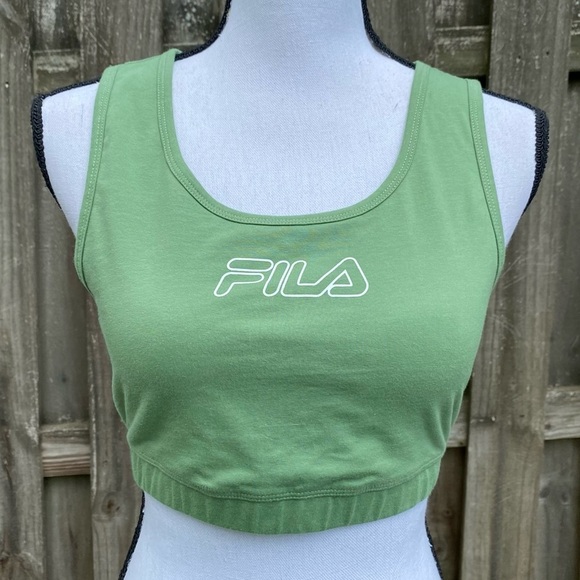 FILA Bloom Green Sports Bra Size 1X NWT - Picture 3 of 10